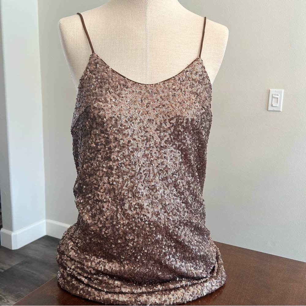 LF Millau Sequined Mini Slip Dress Size Small